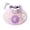 Purple, variant on Summer Visor, Sun Visor Hat with USB Charging Fan with Cute Cartoon Design, Wide Brim Empty Top Sunhat for Boys Girls Women Men Girls Outdoor Travel Use(Pink)
