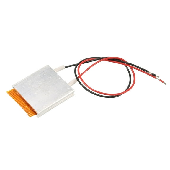 Unique Bargains Aluminum PTC Heater Thermostat Heating Plate Constant Temperature 30x30x6mm 12V