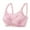 Pink, variant on Sokhug Women's Plus Size Bra,Casual Lace Shaping Cup Plus Size Extra-Elastic Wirefree Underwear