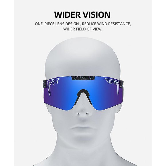 Polarized Sunglasses Anti-uv400 Plated Sports Cycling GlassesGift
