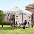 thumbnail image 6 of SPECSTAR 10'x10' Pop Up Canopy, One Push Set-up Tent with 1 Sidewall for Outdoor, White, 6 of 10