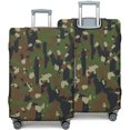 thumbnail image 2 of Stretch Luggage Cover XL(29-32in)– Elastic Travel Suitcase Protector with Handle Openings & Bottom Closure, Washable Polyester Spandex Suitcases Cover, Camouflage Print, 2 of 5