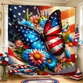 thumbnail image 5 of Fmbmuo Patriotic Shower Curtain 72x72 Inch Waterproof Heavy-Duty Polyester Bathroom Curtain with 12 Hooks Home Decor,Multicolor, 5 of 5
