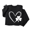 thumbnail image 3 of cfhntfmh St.Patrick's Day Shirt for Women Soft Fashion Printed Crewneck Long Sleeve Pullover Tees Casual Loose Tops Gift, 3 of 4