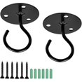 thumbnail image 1 of Ganchos de techo Sincero para colgar plantas negro 2,56 pulgadas 200g, 1 of 5