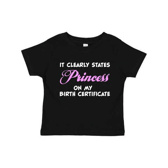 Inktastic Princess Girls Toddler T-Shirt