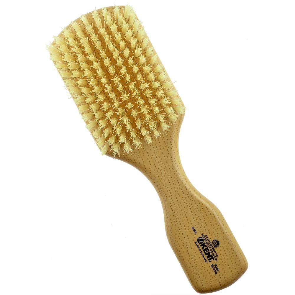 white bristle hair brush