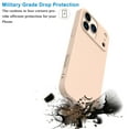thumbnail image 4 of For iPhone 17 Pro Case with Screen Protector, Tekcoo Liquid Silicone Military-Grade Protection Shockproof Rugged Soft Gel Rubber Slim Cell Phone Case Cover for iPhone 17 Pro 6.3", Pink Sand, 4 of 10