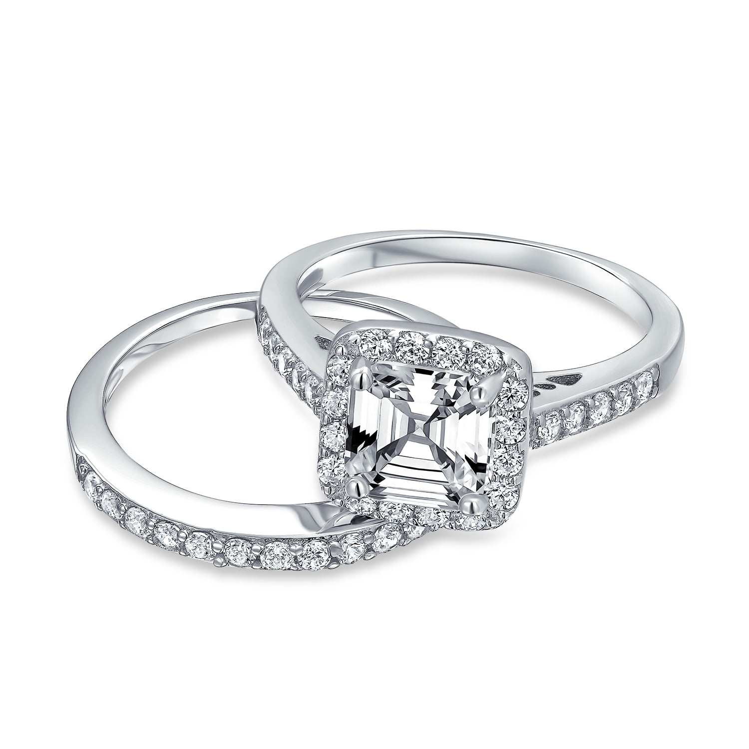 Princess Kylie 925 Sterling Silver Eternity Heart Sketch Ring