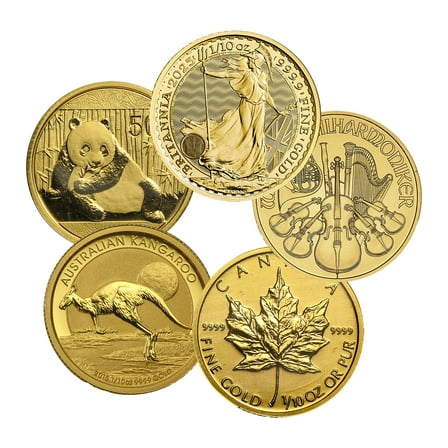 1/10 oz Gold Coin - Random Design