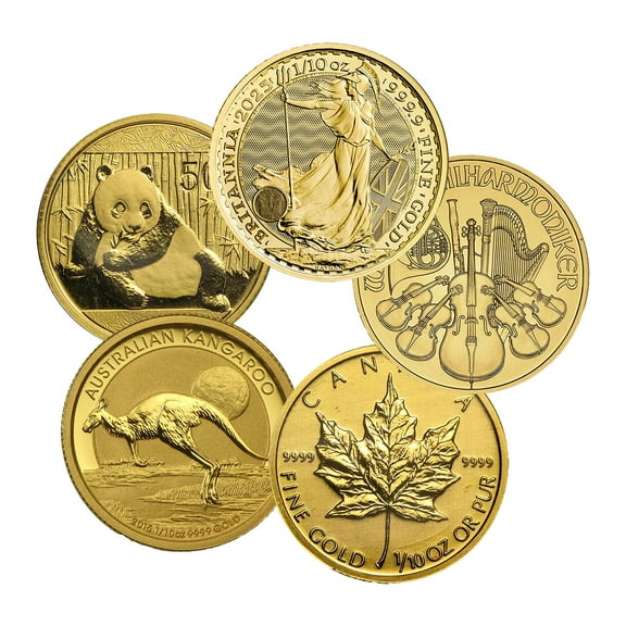 1/10 oz Gold Coin - Random Design