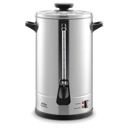 Elite Cuisine CCML0052 100-Cup Stainless Steel Coffee Brewer Hot Water Dispenser
