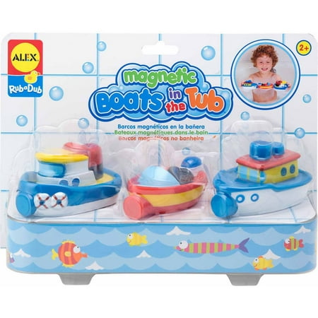ALEX Toys Rub a Dub Magnetic Boats in the Tub