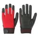 thumbnail image 1 of 1 par de guantes de trabajo de protección de alto voltaje, aislantes eléctricos, de goma, de seguridad, transpirables, para motocicleta, color negro y rojo, talla S, 1 of 8