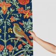 thumbnail image 3 of Fenyluxe Birds Flowers Silk Screen Shower Curtain with Hooks, Chic Modern Bathroom Decor, 100% Polyester, Various Sizes 60"x72, 3 of 7