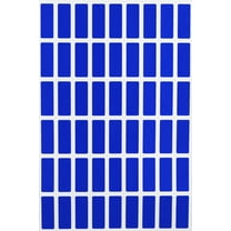 Royal Green Rectangle Sticker Labels 1 inch x 3/8 inch Blue Permanent Adhesive Stickers (25mm x 10mm) - 1350 Pack