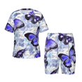 thumbnail image 1 of Balery Butterflies Conjunto de Pijama Infantil de Manga Corta con Estampado – Ropa de Dormir de Algodón Suave-Medium, 1 of 6