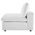 thumbnail image 3 of Sofa Middle Chair, Velvet, White, Modern Contemporary Urban Design, Living Lounge Room Hotel Lobby Hospitality, 3 of 8