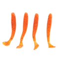 thumbnail image 3 of Señuelos De Pesca De Plástico Blando T-Tail Grub Worm Baits Fish Tackle Accesorio Naranja 50 Unids 5 Cm Moyic OD004977-00, 3 of 7