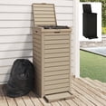 thumbnail image 2 of vidaXL Trash Can Garbage Can Trash Bin for Backyard Outdoor Polypropylene, 2 of 23