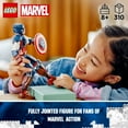 thumbnail image 4 of LEGO Marvel Captain America Construction Figure 76258 Buildable Marvel Action Figure, Posable Marvel Collectible with Attachable Shield for Play and Display, Avengers Toy for Boys and Girls Ages 8-12, 4 of 9
