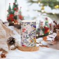 thumbnail image 2 of Yayeee Flameless Candles with Remote Flickering Battery Operated Multi Color Changing, Purple Floral Pattern, 2 of 7