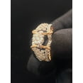 thumbnail image 5 of Pave 1.30 Cts Round Brilliant Cut Diamonds Wedding Cluster Ring In Hallmark 14K Rose Gold, 5 of 13