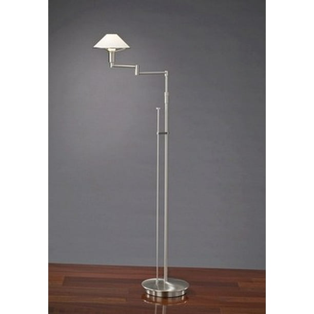 Holtkoetter Light For Aging Eye Swing Arm Floor Lamp Br White 9434pbawh Aging Eye Swing Arm Floor Lamp Br