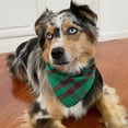 thumbnail image 6 of Wrapables Christmas Pet Triangle Bandana, Bib Scarves For Cats and Dogs (Set of 2), Small, Classic Plaid, 6 of 6