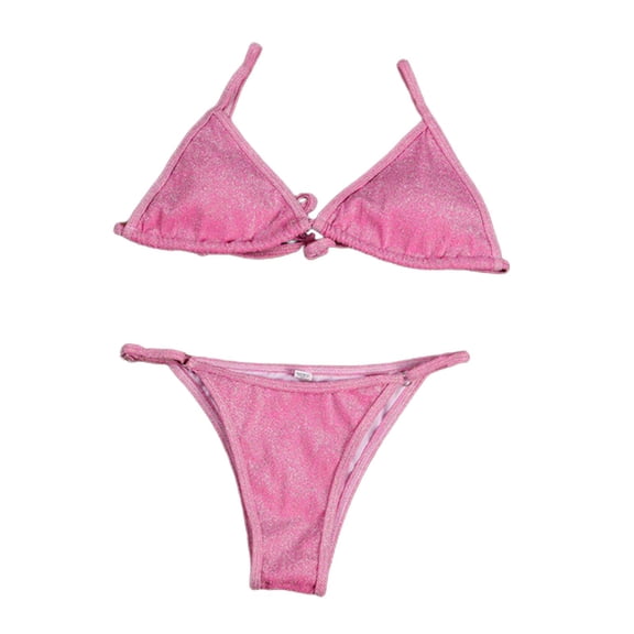 Yunhgft Women Swimsuit Push Up Bikini Set Summer Beach Bathing Suit 2 Piece Style H