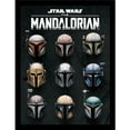 thumbnail image 1 of Star Wars The Mandalorian Helmet Framed Print, 1 of 2