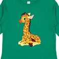 thumbnail image 4 of Inktastic Giraffe Boys or Girls Long Sleeve Toddler T-Shirt, 4 of 5