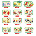 thumbnail image 6 of Christmas Building Block Set for Adults with 310Pieces Mini Building Blocks, 12-in-1 Christmas Street Block Set for Kids Stocking Stuffers Gifts, 6 of 7