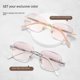 thumbnail image 5 of Gafas de presbicia con corte de diamante sin marco para mujer, elegantes y modernas, gafas de presbicia delgadas y ligeras con protección contra la luz azul, 5 of 5