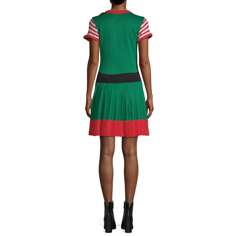Elf sweater dress walmart cheap