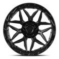 thumbnail image 2 of Lock Off-Road MATRIX 17X9 6X135/139.7 -12mm Matte Black Wheel Rim 17" Inch, 2 of 3