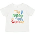 thumbnail image 3 of Inktastic Nanny and Poppy Love Me Grandkid Boys or Girls Baby T-Shirt, 3 of 5
