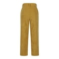 thumbnail image 5 of Hfyihgf Women's Classy High Waisted Corduroy Pants Casual Comfy Straight Leg Trousers with Pockets(Khaki,L), 5 of 8