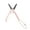E, variant on Mini Folding Scissors 2.5-Inch, Portable Keychain Telescopic Small Scissors for Crafting Scrapbooking, Retractable teen Shears with Round Edge Safety, Travel Pocket Tool, 1 Pair of Scissors