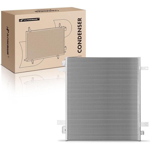 A-Premium Air Conditioning A/C Condenser Compatible with Chevrolet, GMC Models, C1500 C2500 C3500, K1500 K2500 K3500, 1988-1990