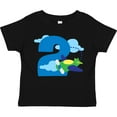 thumbnail image 3 of Inktastic 2nd Birthday Airplane Pilot Boys Toddler T-Shirt, 3 of 5