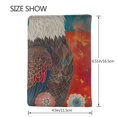 thumbnail image 3 of Pofeuu Sunflower Bald Eagle Print Travel Document Organizer Passport Holder Men Women for Family (6.5 in x 4.5 in),Wallet Holder Credit Card Clutch Bag Case, 3 of 5