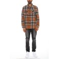 thumbnail image 4 of Woodridge Flannel Co Mens Flannel Shirts Shackets Casual Button Down Long Sleeve Jackets with Pocket, 4 of 5