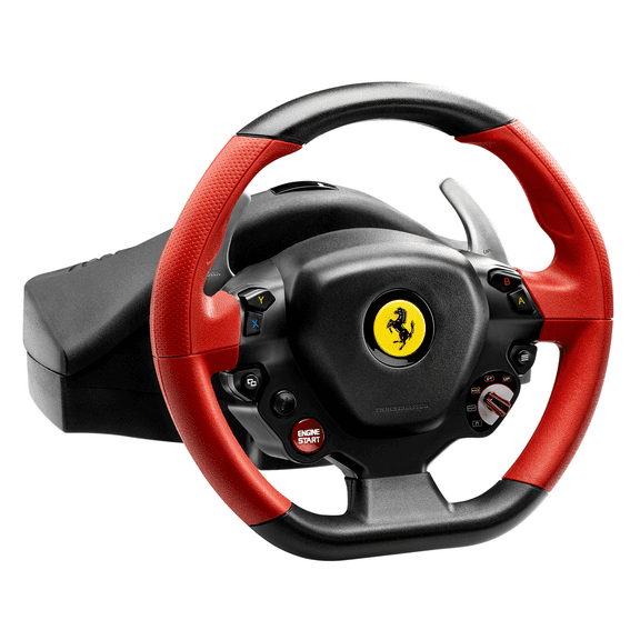 Thrustmaster Ferrari 458 Spider Racing Wheel, Red & Black