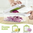 thumbnail image 2 of Vegetable Chopper Dicer Onion Chopper Pro Food Chopper Vegetable Cutter Veggie Chopper and Dicers Vegetable Slicer and Chopper for Kitchen Mandolin Garlic Chopper with Container, 2 of 5