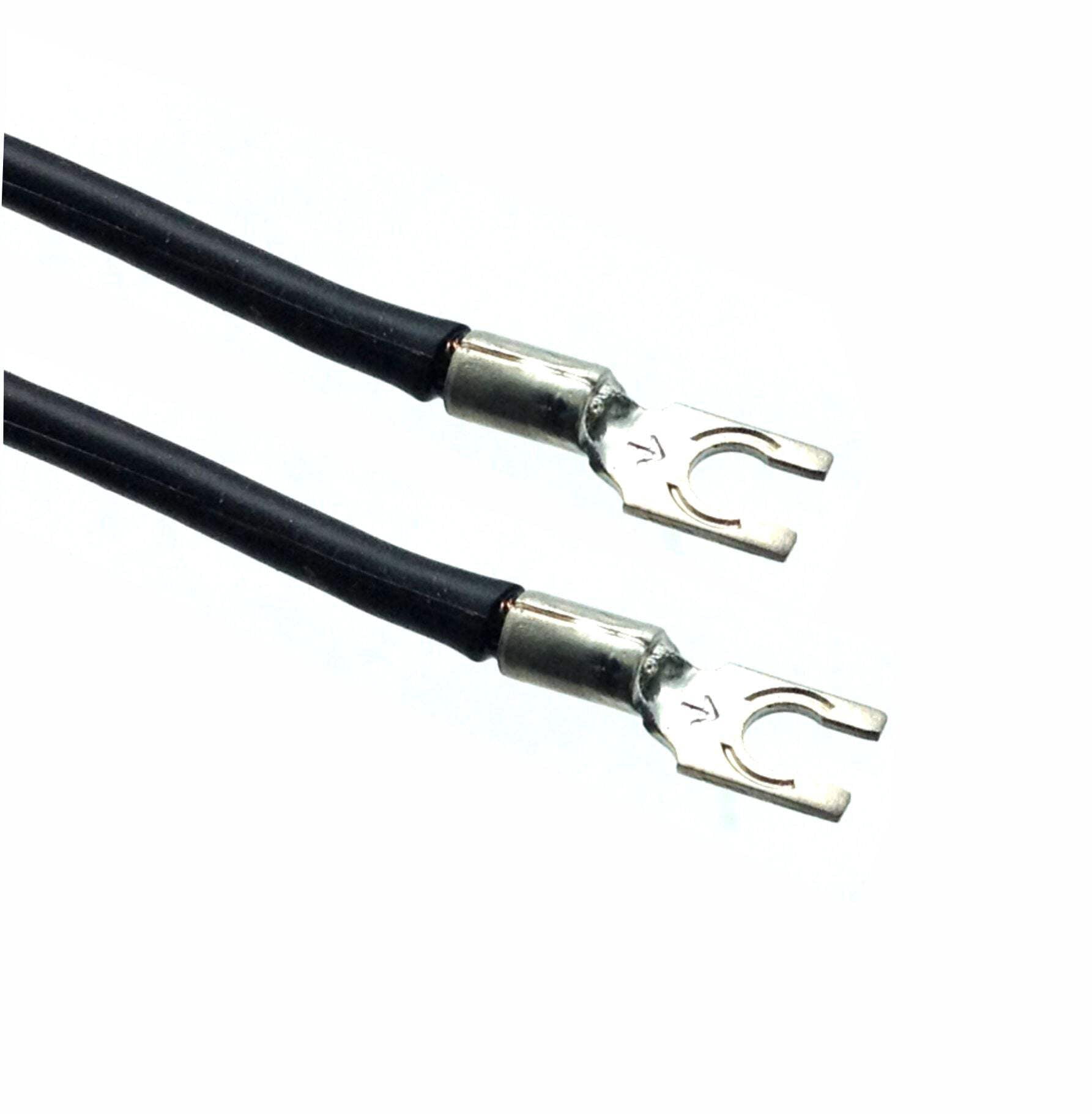 Turntable Cable with Ground Terminal - RCA to RCA Made in The USA