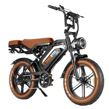 Tamobyke 2000W 48V 18.2Ah Electric Bike for Adults, 20'' Fat Tire Mountain Bike with UL2849 Certification, 33mph 7-Speed Hydraulic Brakes