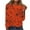 Orange, variant on lcziwo Prime Deals Womens Funny Halloween Tops Spider Web Shirts for Women Long Sleeve Tees Blouses Crewneck Graphic T-Shirt Fall Clothes 2024 Orange,XL