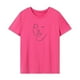 thumbnail image 1 of Camiseta básica para mujer, camiseta clásica con cuello redondo para viajes de vacaciones, caminar y desplazarse SG, 1 of 7