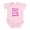 Petal Pink, variant on CafePress - Think I'm Cute? Aunts (Plural Infant Bodysuit - Baby Light Bodysuit, Size Newborn - 24 Months